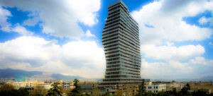 نمای ساختمان برج جام ملت تهران